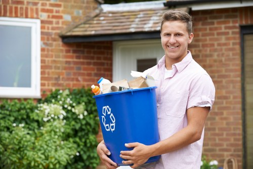 Team preparing an inclusive house clearance in Earls Court, illustrative photo